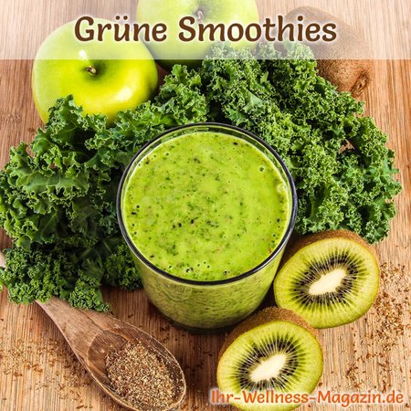 Grüner Smoothie mit Grünkohl