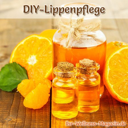 Lippenbalsam mit Mandarinengeschmack
