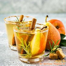 Birnen-Zimt-Cocktail