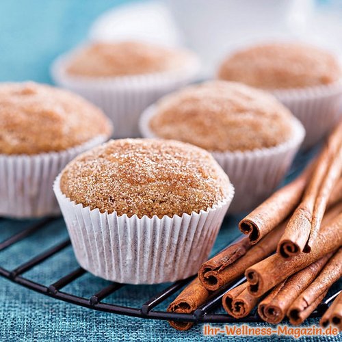 Vegane Low Carb Zimt-Muffins