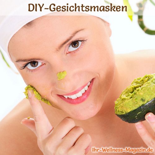 Gesichtsmaske mit Avocado selber machen