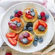 15 Rezepte für süße, eiweißreiche Pancakes