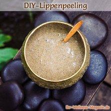 Lip Scrub selber machen - Rezept für Lippenpeeling gegen spröde Lippen