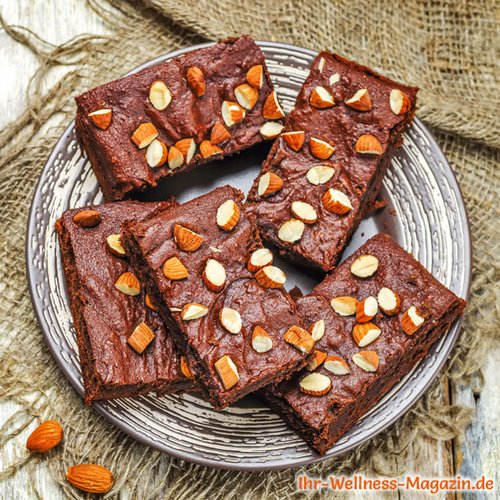 Low Carb Schoko-Mandel-Brownies