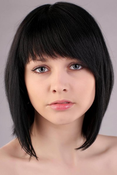 Bob Frisuren mit Pony: Long Bob mit Pony