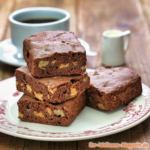 Low-Carb-Brownies mit Nüssen