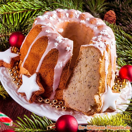 Low-Carb-Zitronenkuchen mit Mohn