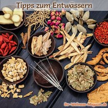 Entwässern durch TCM – Traditionelle Chinesische Medizin