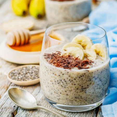 Veganer Low Carb Quinoa-Chia-Pudding