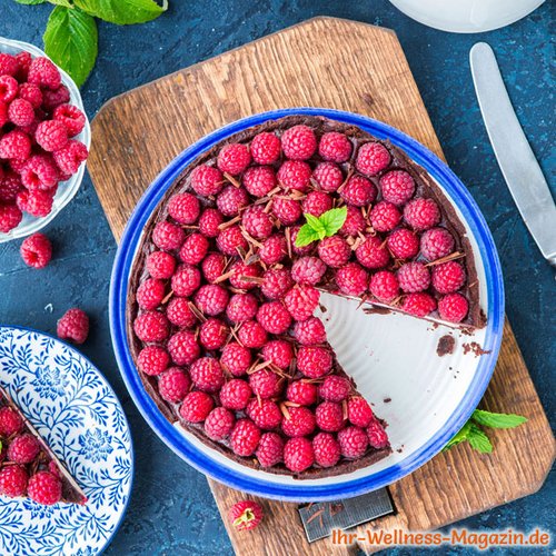 Low Carb Himbeer-Schokokuchen