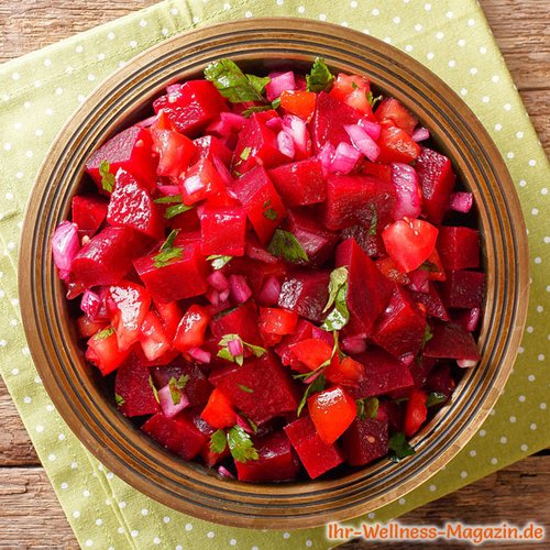 Marokkanischer Rote-Bete-Salat - gesundes Low-Carb-Rezept