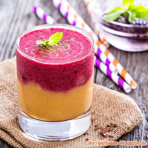 Cremiger Blaubeer-Orangen-Smoothie