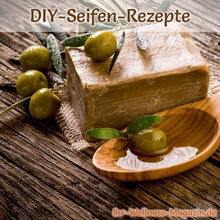 Seife herstellen - Olivenseife zum Selbermachen