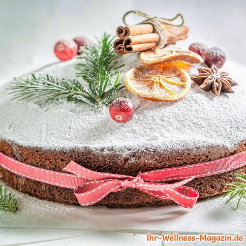 Festlicher Low-Carb-Gewürzkuchen