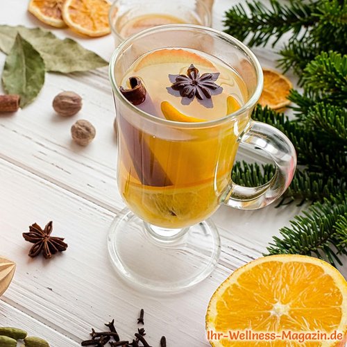 Alkoholfreier Orangen-Glühwein