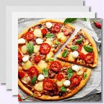 weiter zu - Rezepte für Low-Carb-Pizzas