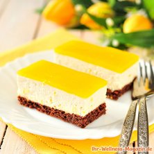 Cremiger Low Carb Orangen-Mascarpone-Kuchen