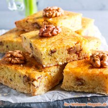 Saftiger, einfacher Low Carb Nusskuchen