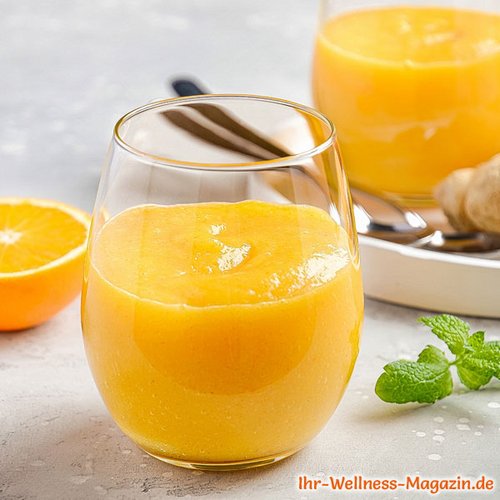 Immun-Smoothie mit Orange und Ingwer