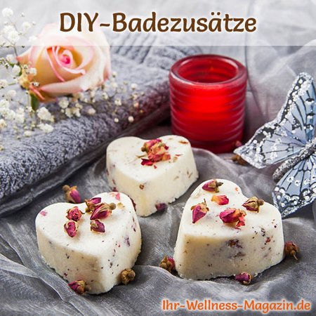 Badepralinen mit Rosenduft