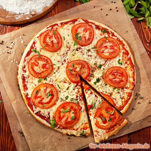 Low-Carb-Pizza Margherita