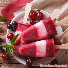 Low Carb Kirsch-Joghurt-Eis am Stiel