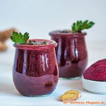 Smoothie mit Rote Bete und Ingwer