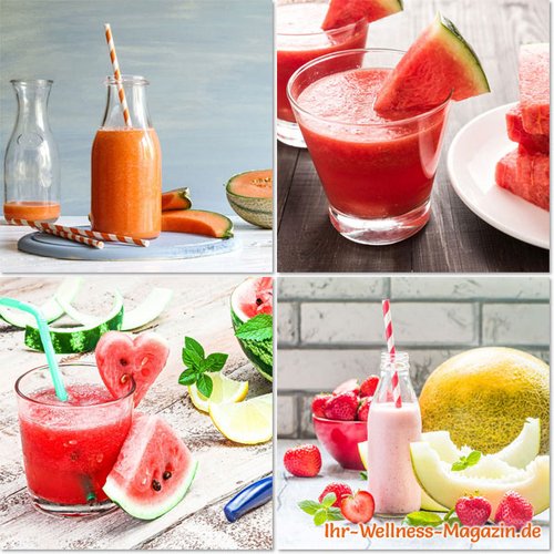 Melonen-Smoothies zum Abnehmen