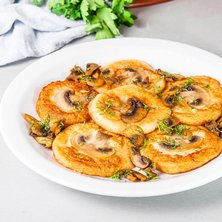 Low Carb Champignon-Pancakes