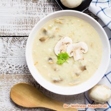 Cremige Low-Carb-Champignonsuppe