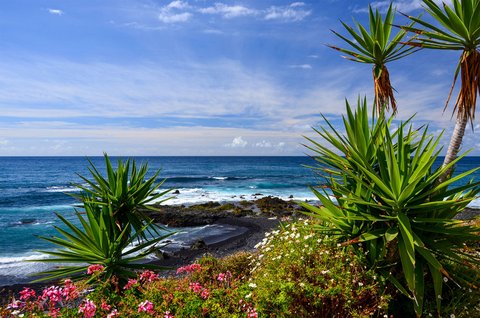 Puerto de la Cruz auf Teneriffa: Playa Jardin