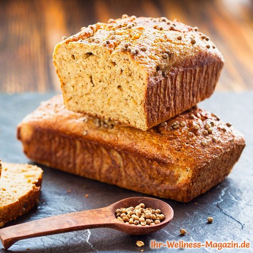 Eiweißbrot mit Haferkleie und Koriander