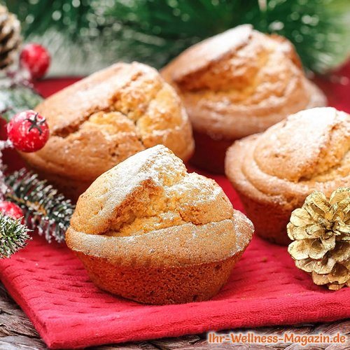 Festliche Low-Carb-Quarkmuffins 