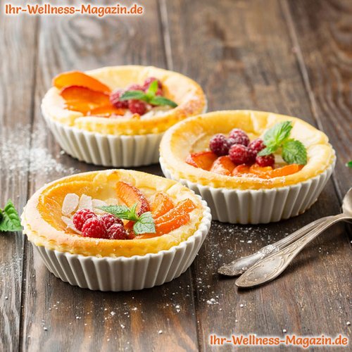 Low Carb Quark-Tartelettes mit Obst