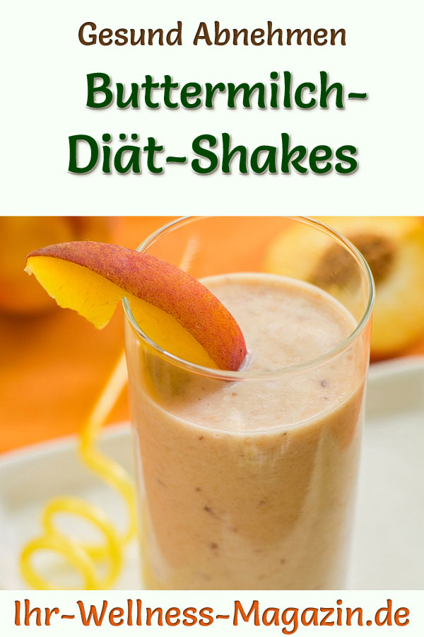 Buttermilch-Dit-Shakes - Smoothies & Abnehmshakes Zum Selber Machen