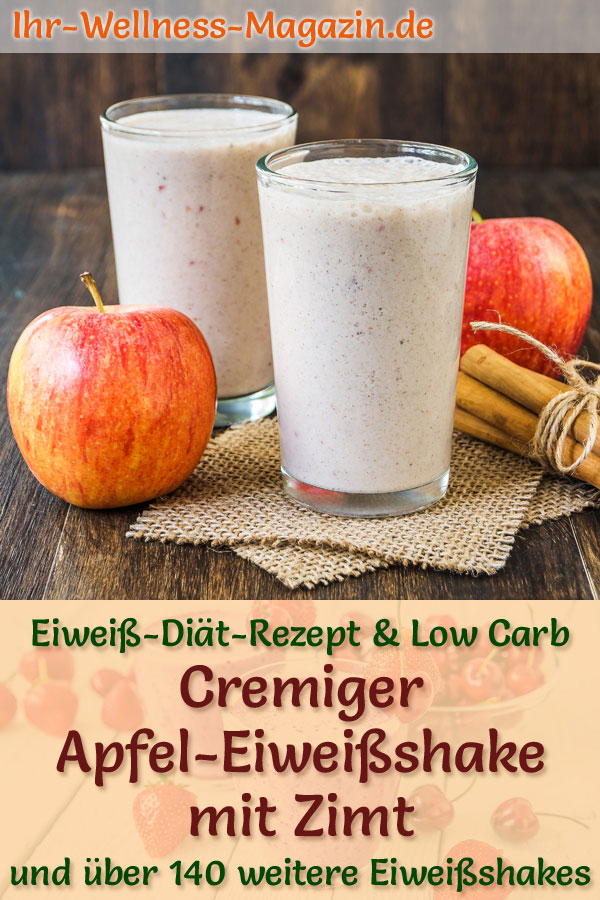 Apfel-Smoothie mit Haferflocken dient zum Abnehmen