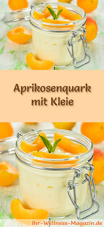 Aprikosenquark mit Kleie - Abnehmen ohne zu hungern