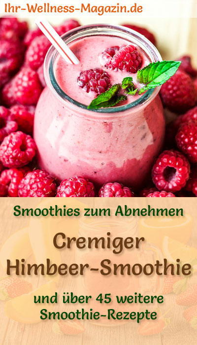 Himbeer-Smoothie - gesundes Rezept zum Abnehmen