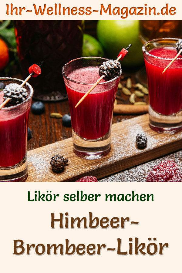 Himbeer-Brombeer-Likör selber machen - schnelles Rezept ohne Wartezeit Himbeer-Brombeer-Likör selber machen - schnelles Rezept ohne Wartezeit