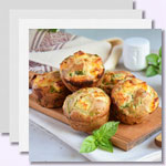 weiter zu - Herzhafte Protein-Muffins​​​​​​​