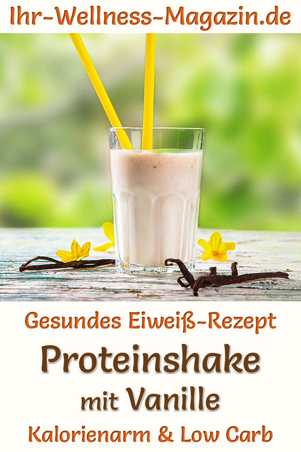 Proteinshake mit Vanille - Eiweißshake-Rezept zum Abnehmen