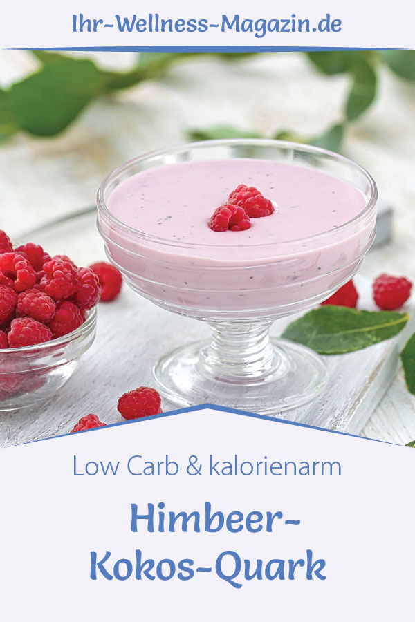 HimbeerKokosQuarkDessert LowCarbEiweißRezept