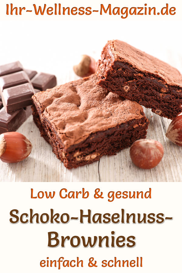 Saftige SchokoHaselnussBrownies LowCarbRezept fürs Frühstück