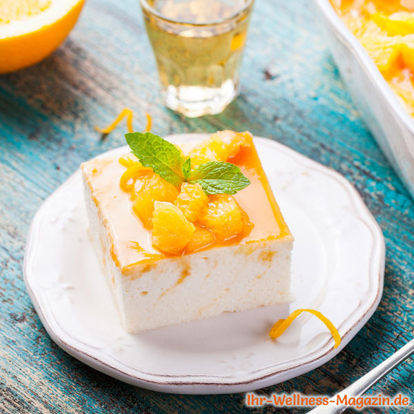 Low Carb OrangenMascarponeKuchen ohne backen Rezept ohne Zucker