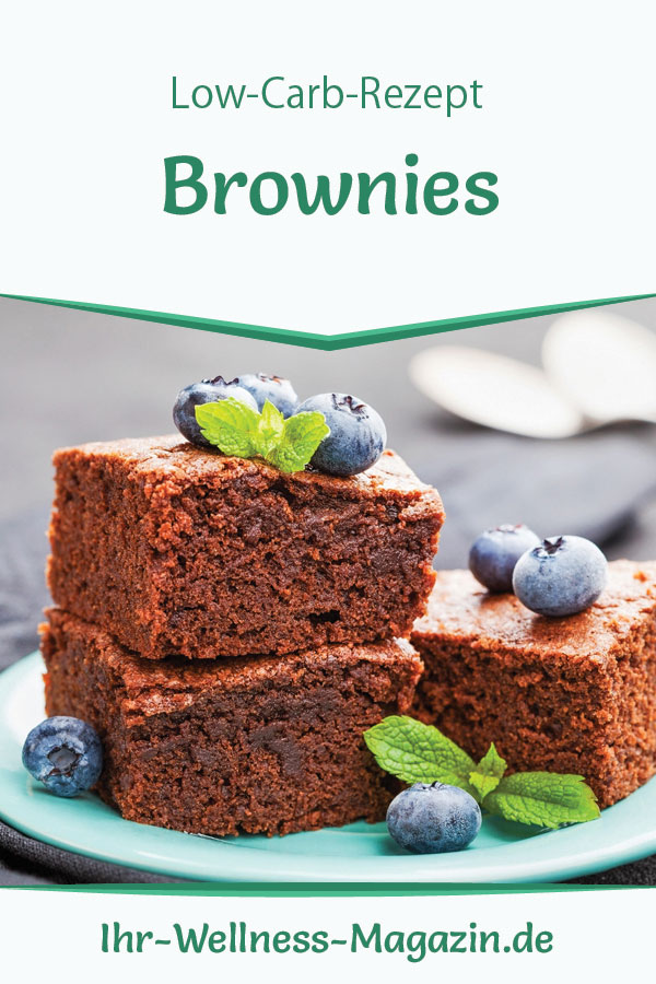 Schnelle, saftige Brownies LowCarbRezept ohne Zucker