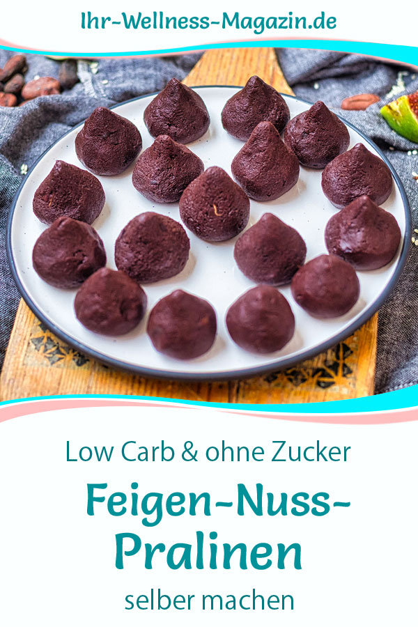 Feigen-Nuss-Pralinen selber machen - Low-Carb-Rezept ohne Zucker