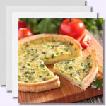 weiter zu - Low-Carb-Quiches