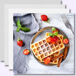 weiter zu - Low-Carb-Waffeln - süße Waffel-Rezepte​​​​​​​