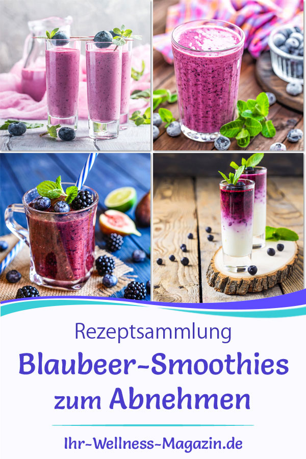 Blaubeer-Smoothies - gesunde Rezepte mit Blaubeeren