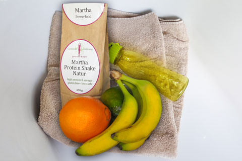 Vegane Protein-Shakes von Martha Powerfood